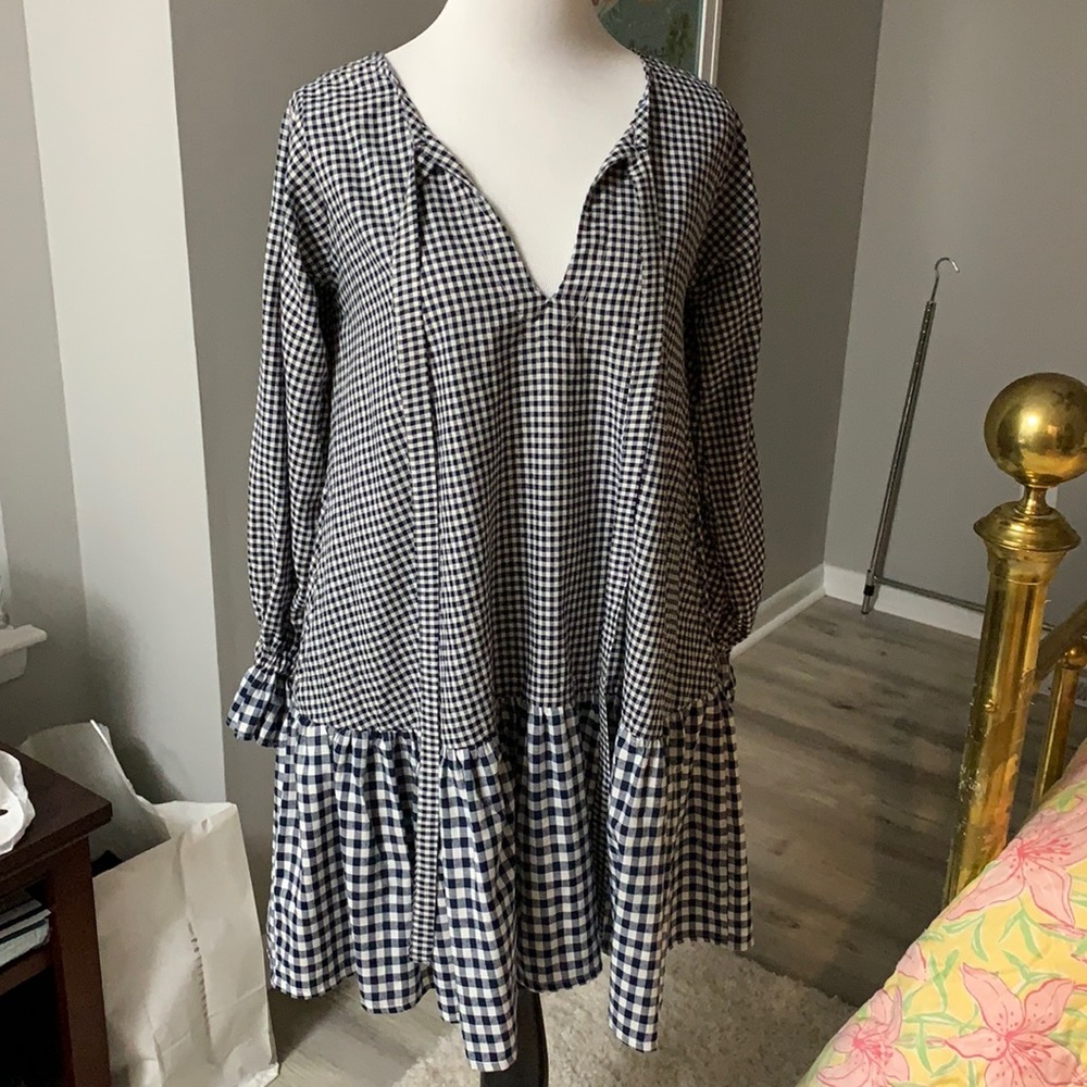 EUC LJC designs gingham dress